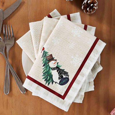 Avanti Country Snowman 4-pc. Napkins