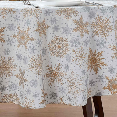 Avanti Snowflakes Tablecloth