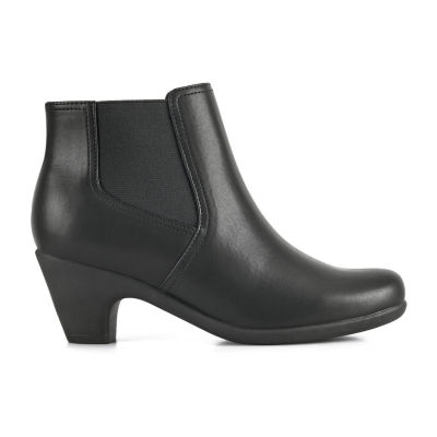 Easy Spirit Womens Caelan Block Heel Dress Boots