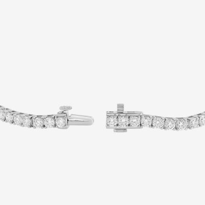 Effy Final Call (G / Vs1-Vs2) Womens 5 CT. T.W. Lab Grown White Diamond 14K White Gold 7.25 Inch Tennis Bracelet