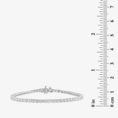 Effy Final Call (G / Vs1-Vs2) Womens 5 CT. T.W. Lab Grown White Diamond 14K White Gold 7.25 Inch Tennis Bracelet