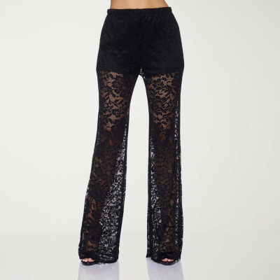 Premier Amour Lace Womens Wide Leg Pull-On Pants