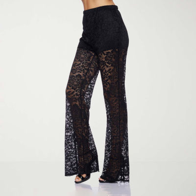 Premier Amour Lace Womens Wide Leg Pull-On Pants