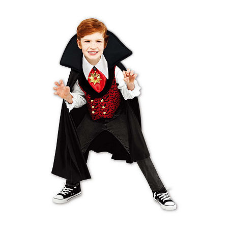 Little & Big Boys Head Vampire With Light-Up Necklace 2-pc. Costume, Large, Black