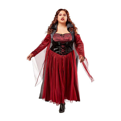 Womens Plus Sized Vampiress Womens Costume 2-pc. Costume