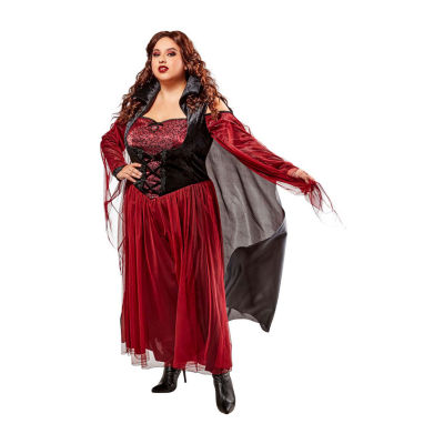 Womens Plus Sized Vampiress Womens Costume 2-pc. Costume