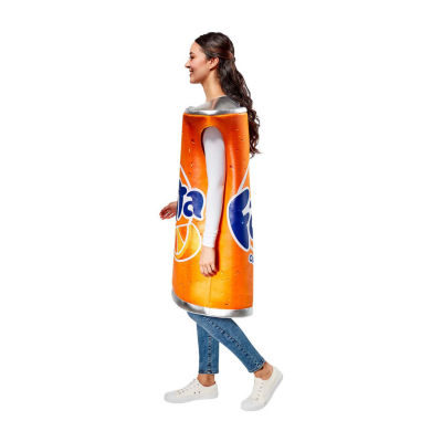 Unisex Adult Orange Fanta Can Costume