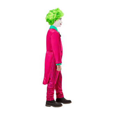 Little & Big Kid Boys Batman Classic 1966 Deluxe The Joker Boys DC Comics 2-pc. Costume Set