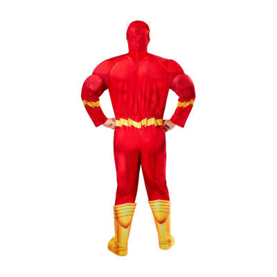 Mens Big & Tall Flash Muscle Chest Mens Costume The Flash 2-pc. Costume