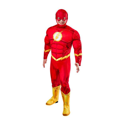 Mens Big & Tall Flash Muscle Chest Mens Costume The Flash 2-pc. Costume