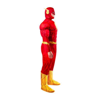 Mens Big & Tall Flash Muscle Chest Mens Costume The Flash 2-pc. Costume