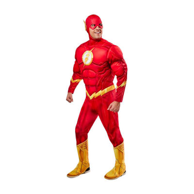 Mens The Flash Muscle Chest Deluxe Costume 2-pc.