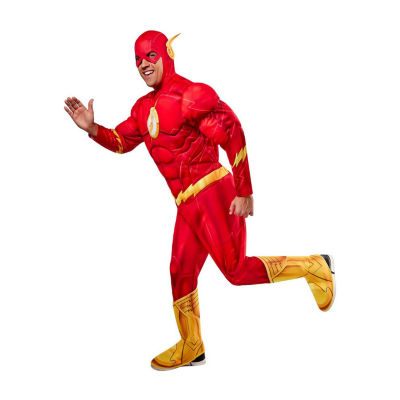 Mens The Flash Muscle Chest Deluxe Costume 2-pc.