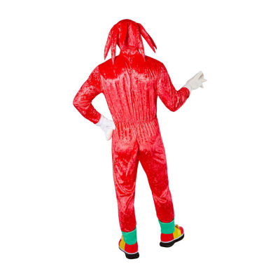 Mens Sonic The Hedgehog Knuckles Deluxe Costume 4-pc. Set