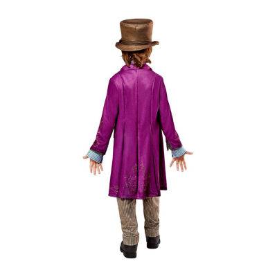 Little & Big Boys Wonka Movie Willy Deluxe Costume 5-pc. Set