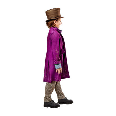 Little & Big Boys Wonka Movie Willy Deluxe Costume 5-pc. Set