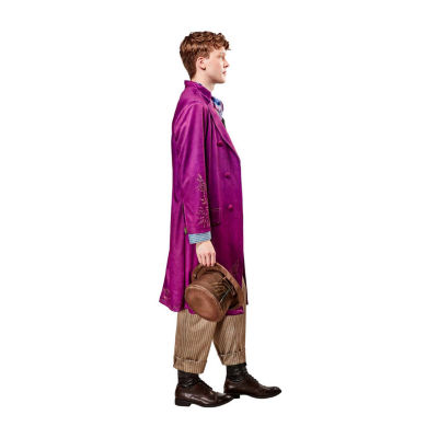 Mens Wonka Movie Willy Wonka Deluxe Mens Costume 5-pc. Costume Set