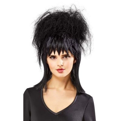 Womens Beetlejuice Beetlejuice Lydia Deetz Adult Black Wig Costume Accessory