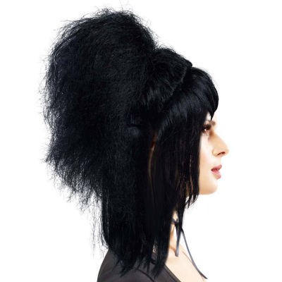 Womens Beetlejuice Beetlejuice Lydia Deetz Adult Black Wig Costume Accessory