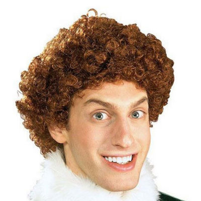 Mens Elf Buddy The Elf Adult Wig Costume Accessory