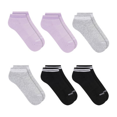 Skechers Active Womens Multi-Pack 6 Pair Quarter Ankle Socks