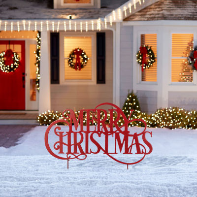 Glitzhome 36 Yard Stake Christmas Yard Art