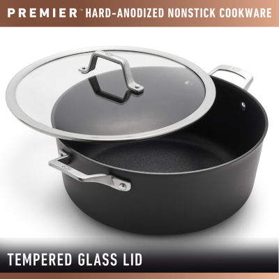 Calphalon Premier Hard Anodized 13" Flat Wok
