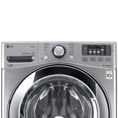 LG ENERGY STAR® 4.5 cu. ft. Ultra-Large Capacity Front-Load Washer with Steam