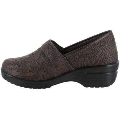 Easy Works By Easy Street Lyndee Womens Round Clogs