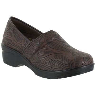 Easy Works By Easy Street Lyndee Womens Round Clogs