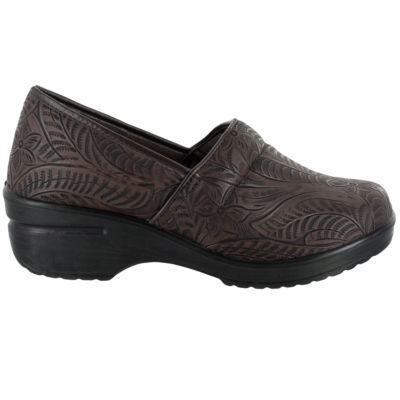 Easy Works By Easy Street Lyndee Womens Round Clogs