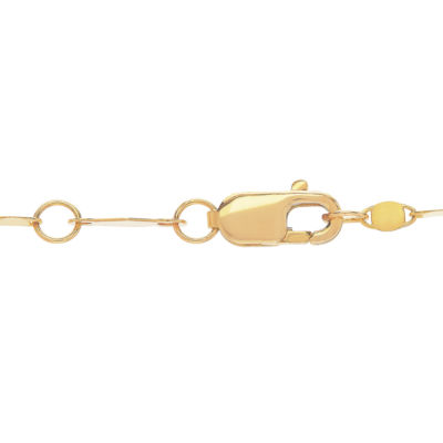 Womens 18 Inch 14K Gold Link Necklace