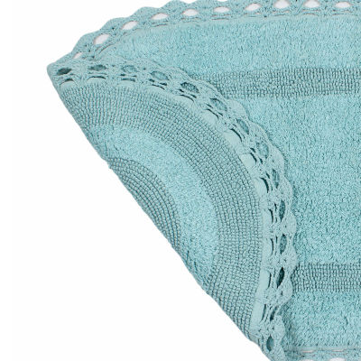 Home Weavers Inc Hampton Crochet 3-pc. Reversible Bath Rug Set