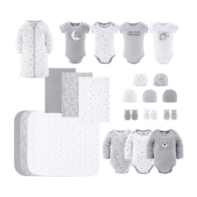 The Peanutshell 0-3m Celestial Bears Baby Unisex 23-pc. Baby Clothing Set