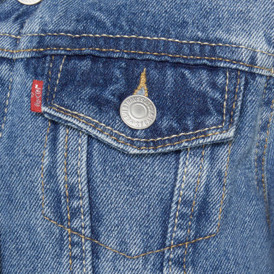Levi's® Big Kid Girls Denim Lightweight Puffer Jacket