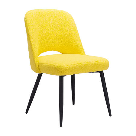 Teddy 2-pc. Upholstered Dining Chair, One Size, Yellow