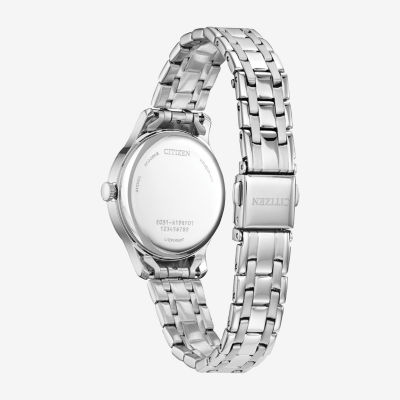 Citizen Womens Silver Tone Stainless Steel Bracelet Watch Em0891-58e