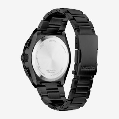 Citizen Skyhawk Mens Black Stainless Steel Bracelet Watch Jy8127-59e