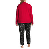 Ambrielle Womens Short Sleeve 2-pc. Shorts Pajama Set