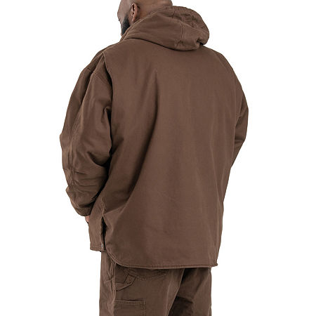 Berne Dorset Mens Hooded Heavyweight Work Jacket, X-large, Brown