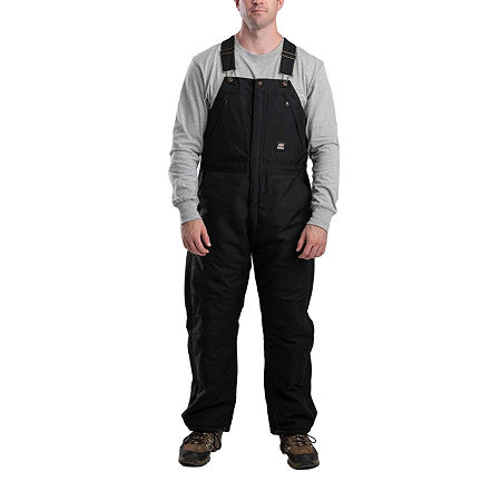 Berne Icecap Insulated Bib Mens Workwear Overalls, X-large, Black