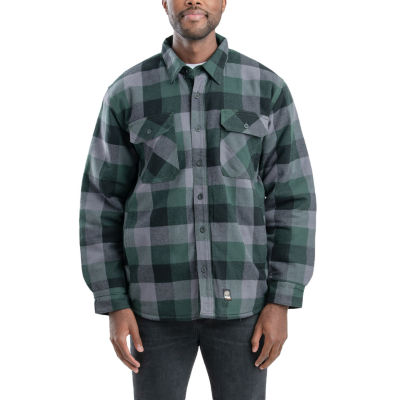 Berne Timber Flannel Shirt Big and Tall Mens Midweight Work Jacket