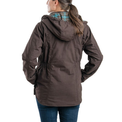 Berne Softstone Quilted Barn Womens Hooded Midweight Work Jacket