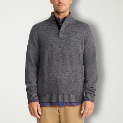 Izod men's outlet quarter zip sweater