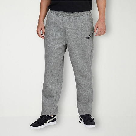 PUMA Mens Mid Rise Straight Sweatpant Big and Tall, 4x-large Tall, Gray