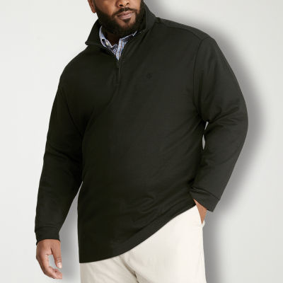 Quarter zip pullover hot sale big and tall