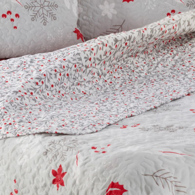 Avanti Winterberry Reversible Quilt Set