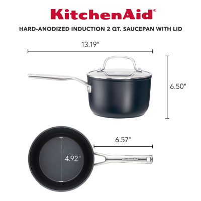 KitchenAid 2-pc. Non-Stick Skillet Set, Color: Black - JCPenney