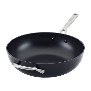 KitchenAid Hard Anodized Induction Nonstick Cookware Pots and Pans Set, 10  Piece, Matte Black