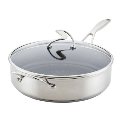 Circulon Steelshield Stainless Steel 5-qt. Saute Pan with Lid
